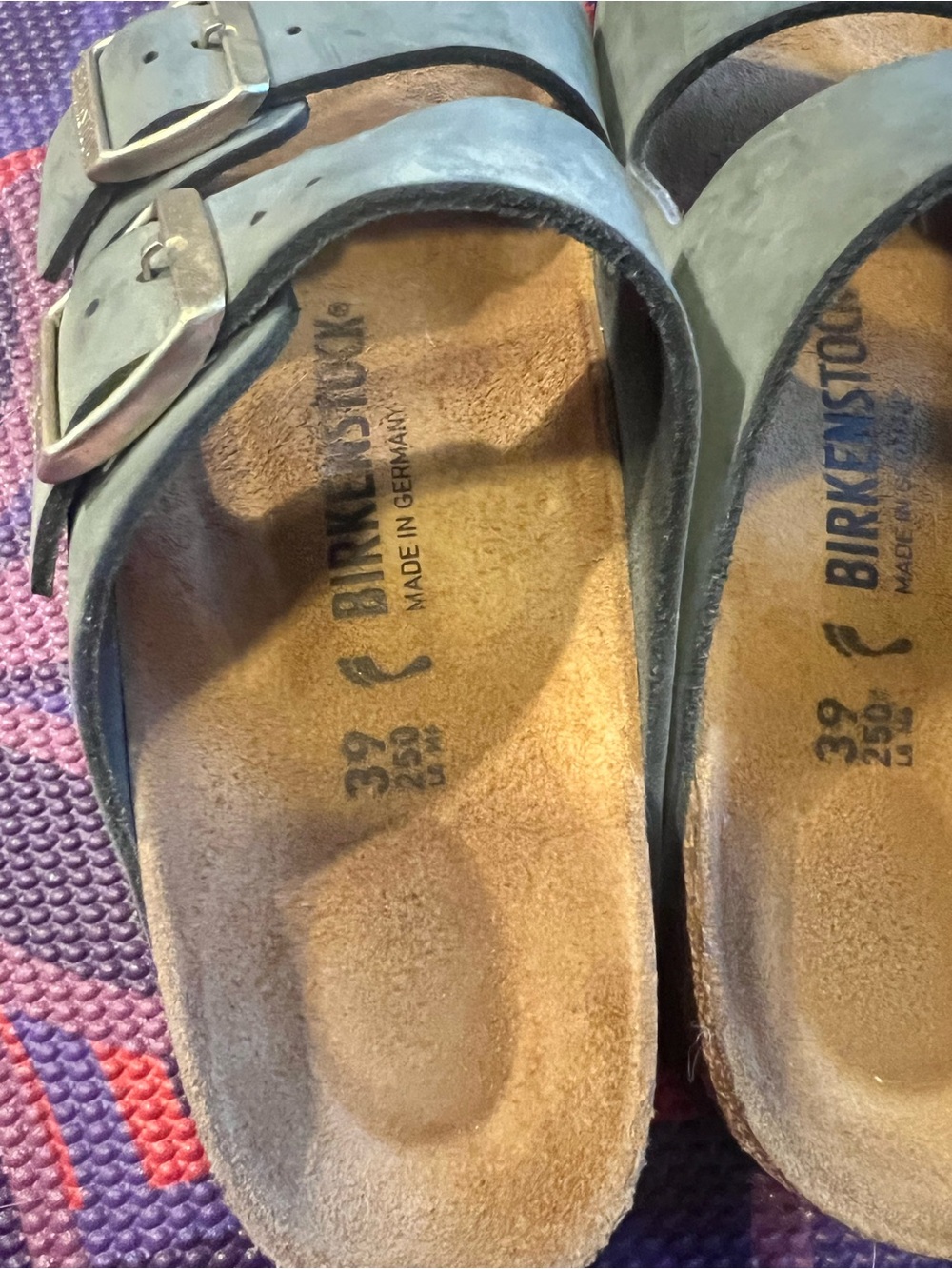 Birkenstock Arizona Two-Strap Sandal in Thyme medium/narrow - Picture 9 of 10